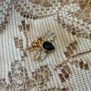 Blue Sage Honey Bee Pendant | Rose Gold Plated over 925 Sterling Silver